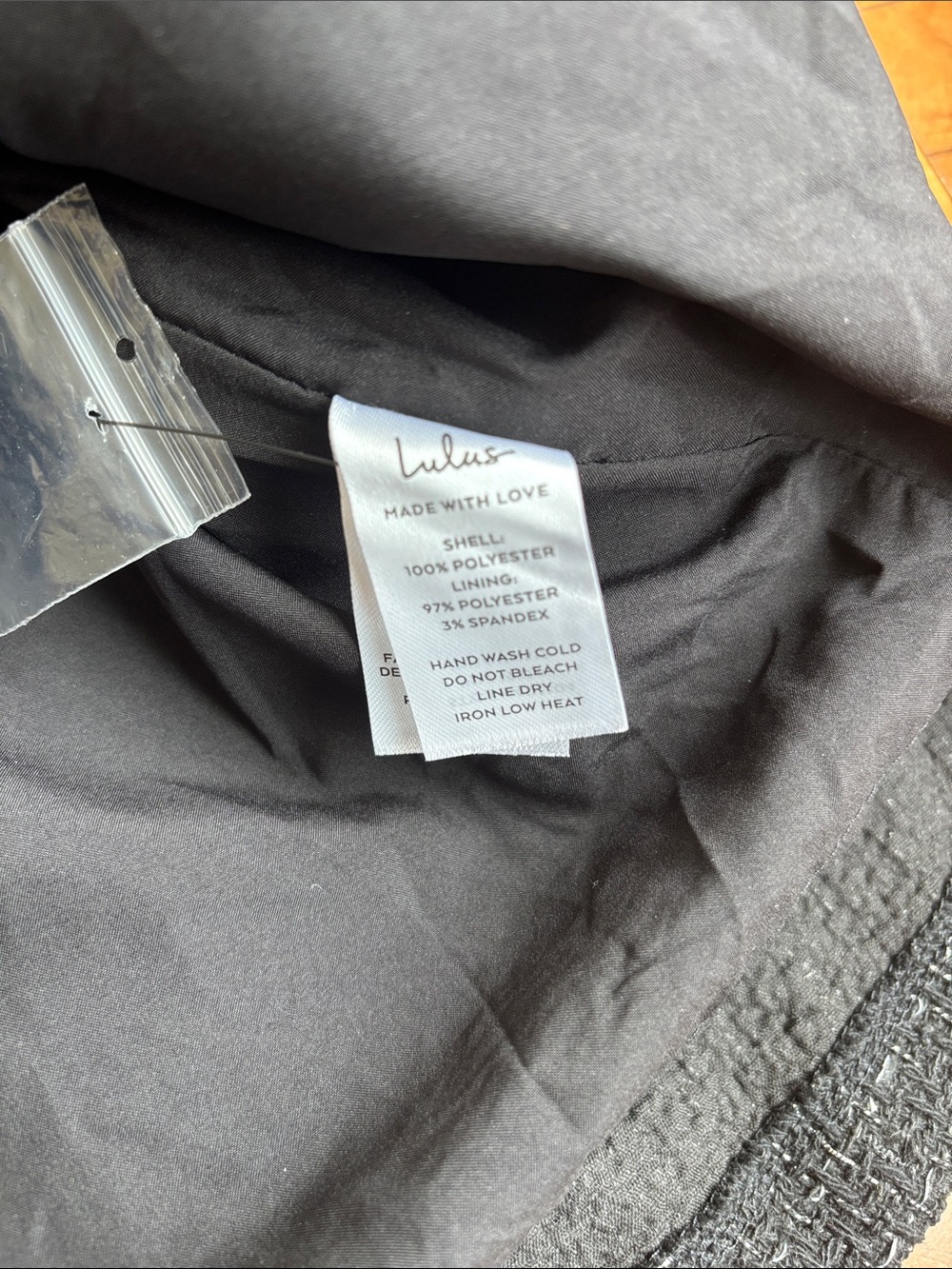 NWT Lulus black mini dress - Picture 8 of 13
